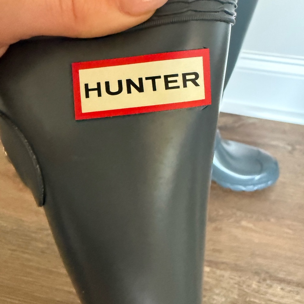 Hunter Charcoal Waterproof Boots